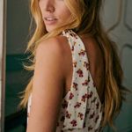 Sézane Lara Floral Tie Bow Straps Sleeveless Blouse | Sz 40 (US 8) | Mindy Print Photo 4