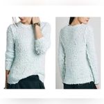 Free People  September Song Polar Bear Sweater Mint Green Crew Neck Size M Photo 1