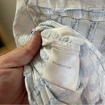 Jane and Delancey ‎ Button Front Cotton Gauze Vertical Stripe Blouse Long Sleeve Photo 4