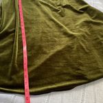 Agnes & Dora  NWT Olive Green Velvet Dress Photo 5