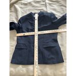 Le Suit  Women's Blazer Jacket Black Striped Size 10 Suit Separate Long Sleeve Photo 7