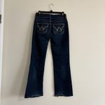 Wrangler Classic Dark Wash Flare Blue Women's Jeans Size 3/4 /30 Photo 6