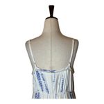 Rails Dress Women Medium Blue White Cloud Tie Dye Linen Blend Delilah Midi Photo 6