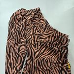 DUNDAS x REVOLVE Norma Mini Dress in Natural Zebra Small Black Photo 3