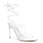 Jennifer Lopez White Strappy Heels Photo 0