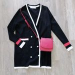 ZARA Double Breasted Pearl Cardigan Photo 0