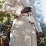 Reformation ππ Gooding Tie Waist Coat Camel M NWT Photo 5