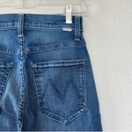 NWT MOTHER Denim High Waisted Rider Ankle Jeans in The Thing Between Us Wash Blue Size 24 Photo 5