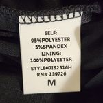 Honey Punch  Black Floral Strapless Top NWT Size Medium Ruched Strapless Blouse Photo 6