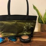 Black and Green Taffeta Evening Bag Photo 4