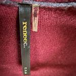 Renee C  Anthropology long warm charcoal burgundy vest S Photo 4