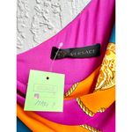 Gianni Versace Chain Link Mixed Print Draped Mini Dress Multi Women's 36 / US 2 Photo 6