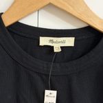 Madewell  The Perfect Crewneck Tee Allday Jersey in Jet Black, Size XXS Photo 6