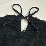 Aerie Black Lace Keyhole Front Bralette Photo 6