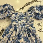 Abercrombie & Fitch Abercrombie Emerson Poplin Puff Sleeve
Midi Dress XXS Photo 4