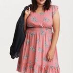 Torrid  Spring Fling Floral Smocked Waist Skater Dress Photo 0