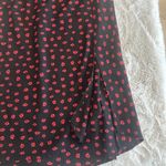 Princess Polly  Women's‎ Black Red Floral Midi Skirt Boho Y2K Vintage Size 4 Photo 1