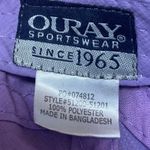 Ouray  Women's Purple Embroidered Adjustable Strapback Baseball Cap Hat One Size Photo 3