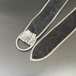 Vintage Unsigned Gray Soft Genuine Leather Women’s Dress Belt Size One Size Photo 6