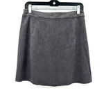 Wilfred Free  size Large gray faux suede wrap‎ style mini skirt Aritzia brand Photo 1