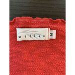 Willow Sweater Medium Pink Knit Cardigan Art to Wear Boutique Embellished Floral Photo 3