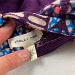 Silence + Noise MD Purple Tribal Bustier Crop Top Photo 3