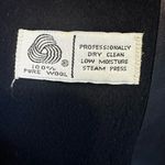 Vintage 80s J. G. Hooks Sz: 10P Long 100% Wool Navy Single Breast Peacoat. Blue Photo 6