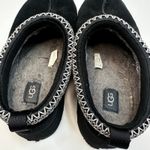 UGG  Black Suede Tazz II Platform Slippers Photo 6