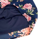 Lulus In the Garden Navy Blue Floral Print Romper Dress Size M Photo 8