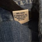 Riders By Lee Vintage 90s VF Jeanswear Riders 3/4 Sleeve Button Up Blue Denim Shirt Sz XL Photo 3