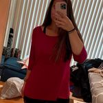 Buckle Bright Pink Three Quarter Sleeve Top Photo 3