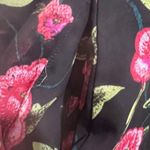 Emma & Michelle Emma & Michele long sleeve black floral dress with pockets size medium Photo 4