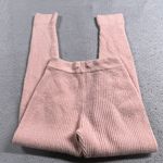 Lovers + Friends Pink Ribbed Knit Sweater Skinny Joggers Size Small EUC Photo 0