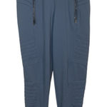 Athleta  Womens Venice Moto Joggers Zip Pockets Pull-On Size XXS Blue‎ Photo 0