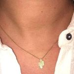 Gold Dainty Cactus Necklace Photo 0