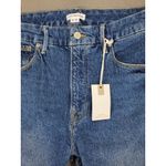 Good American New Good Classic Crop Raw Hem Slim Blue940 Sz 14/32 28 Inseam Photo 2