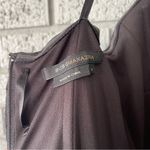 BCBGMAXAZRIA  Tiered Ruffle Tulle Midi Dress Black Size 4 Photo 3