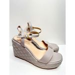 Olivia Miller  Sandals Womens Size 9 Gray Open Toe Wedges Photo 1