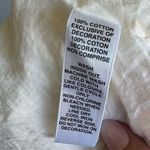 Saks 5th Avenue Saks Fifth Avenue XS White mini Boho Dress with Crochet Detailing Photo 4