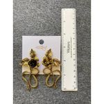 Goth Snake And Rose Big Statement Stud Earrings For‎ Women retro Punk Oversized Photo 5