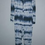 Lucky Brand  L Long Sleeved Tie Dye Long Johns One Piece Pajamas Photo 7