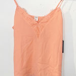 Melrose and Market  peach lined lace tank top new Photo 0