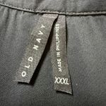 Old Navy  3X Knee Length Dress Puff Sleeve Ruffle Collar Minimalist Black‎ Simple Photo 8