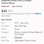 Citizens of Humanity white slightly distressed denim mini skirt. Size 26 Photo 9