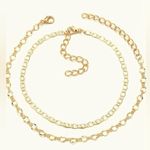 Anklet 2pcs Color Gold One Size Photo 3