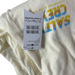 Salty Crew  Cream Crop Top with Colorful Logo Photo 3