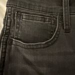 Madewell  Womens Mid-Rise Stovepipe 25T 25 Tall Straight Leg Black Charcoal Jeans Photo 3