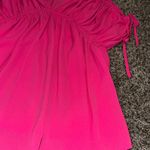 L LOVE  Medium Hot Pink Flowing Babydoll Shirt Photo 5