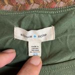 Silence + Noise GREEN BASIC PLEATED FRONT TEE SHIRT DRESS Photo 1