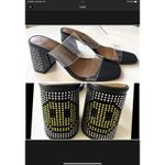 Kurt Geiger Party Clear Embellished Smiley Face Block Heel Sandals 10.5 (41.5) Photo 2